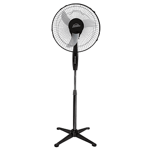 Ventilador Pedestal 16' Negro / Home Elements