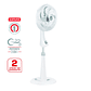 Ventilador Turbo Silence Compact 2 en 1 Blanco / Samurai - Miniatura 2