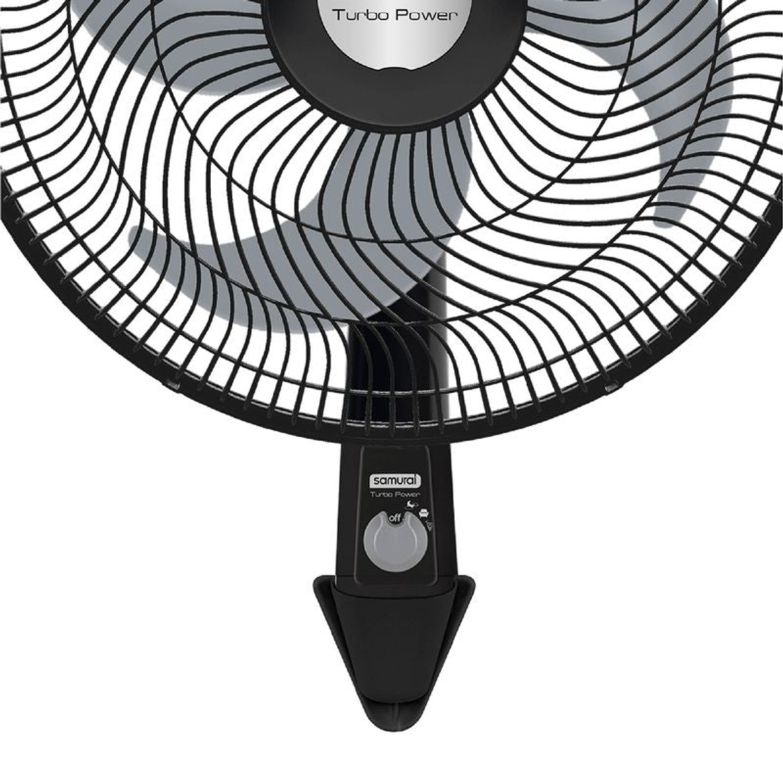 Ventilador SAMURAI Turbo Power Pared Negro 4