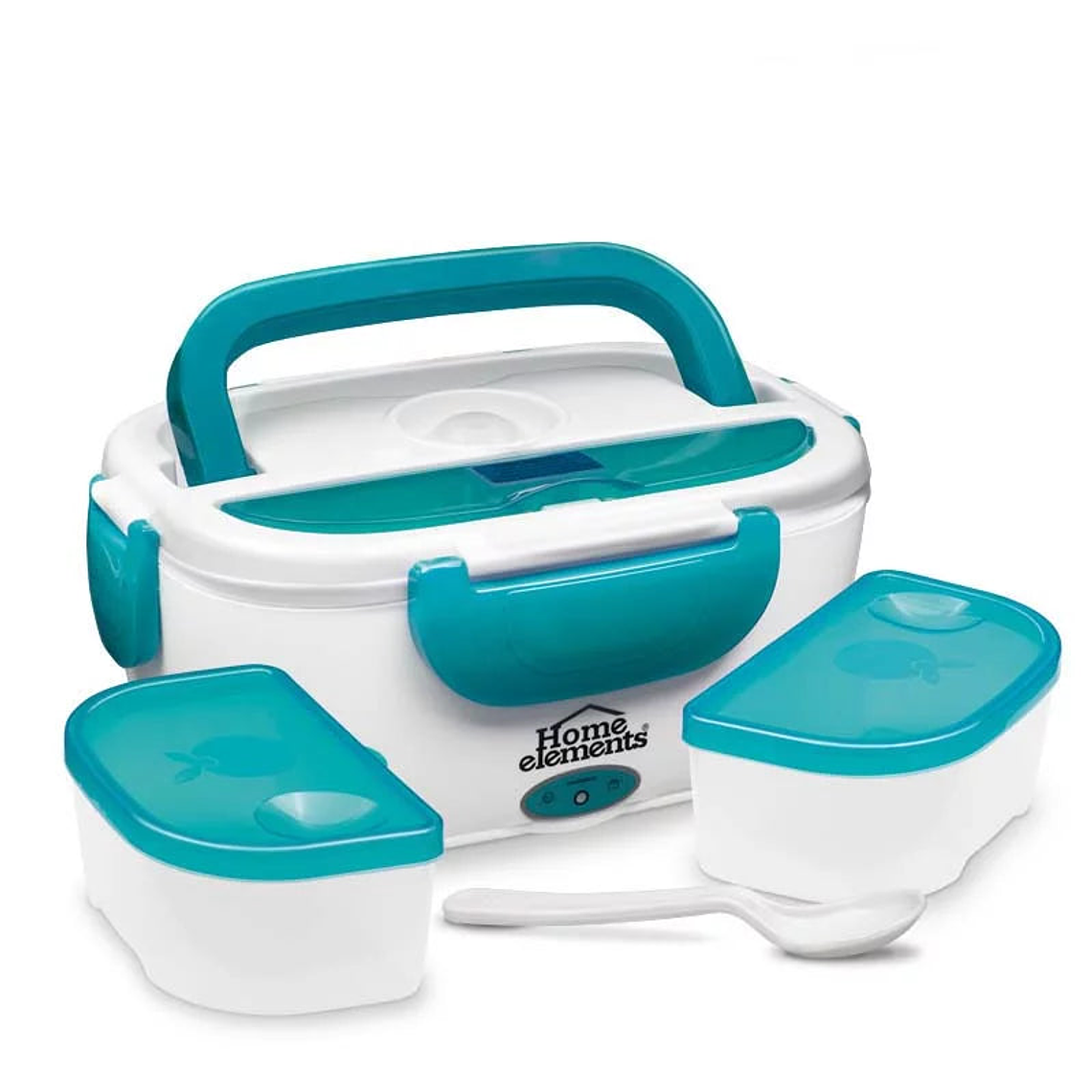 Lonchera Eléctrica Portable Azul Turquesa / Home Elements 1