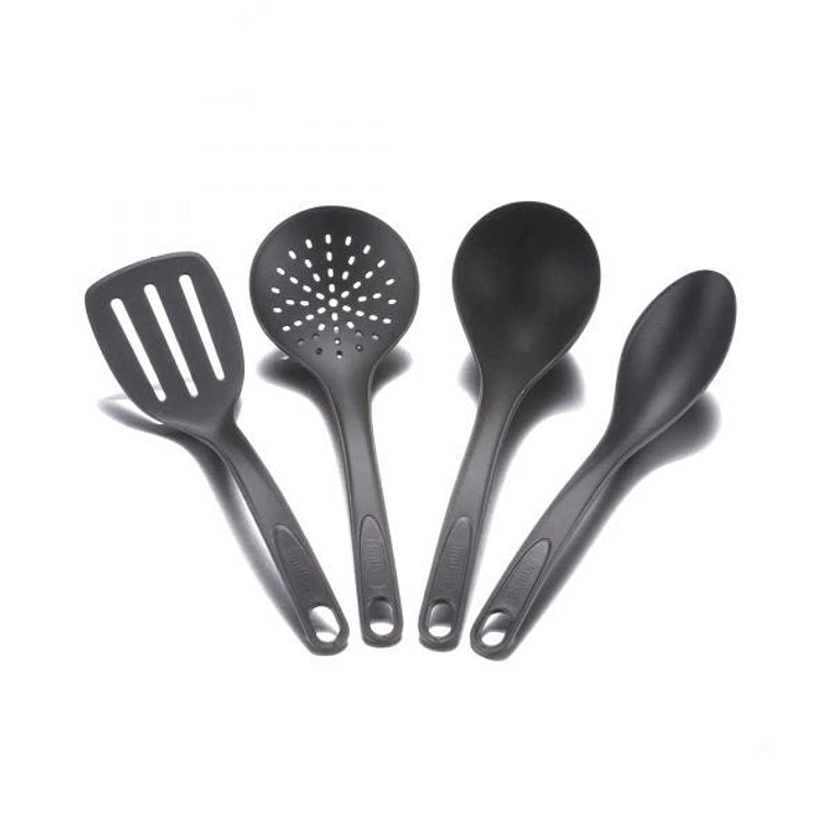 Juego x 4 Utensilios Negro Esencial / Imusa 1