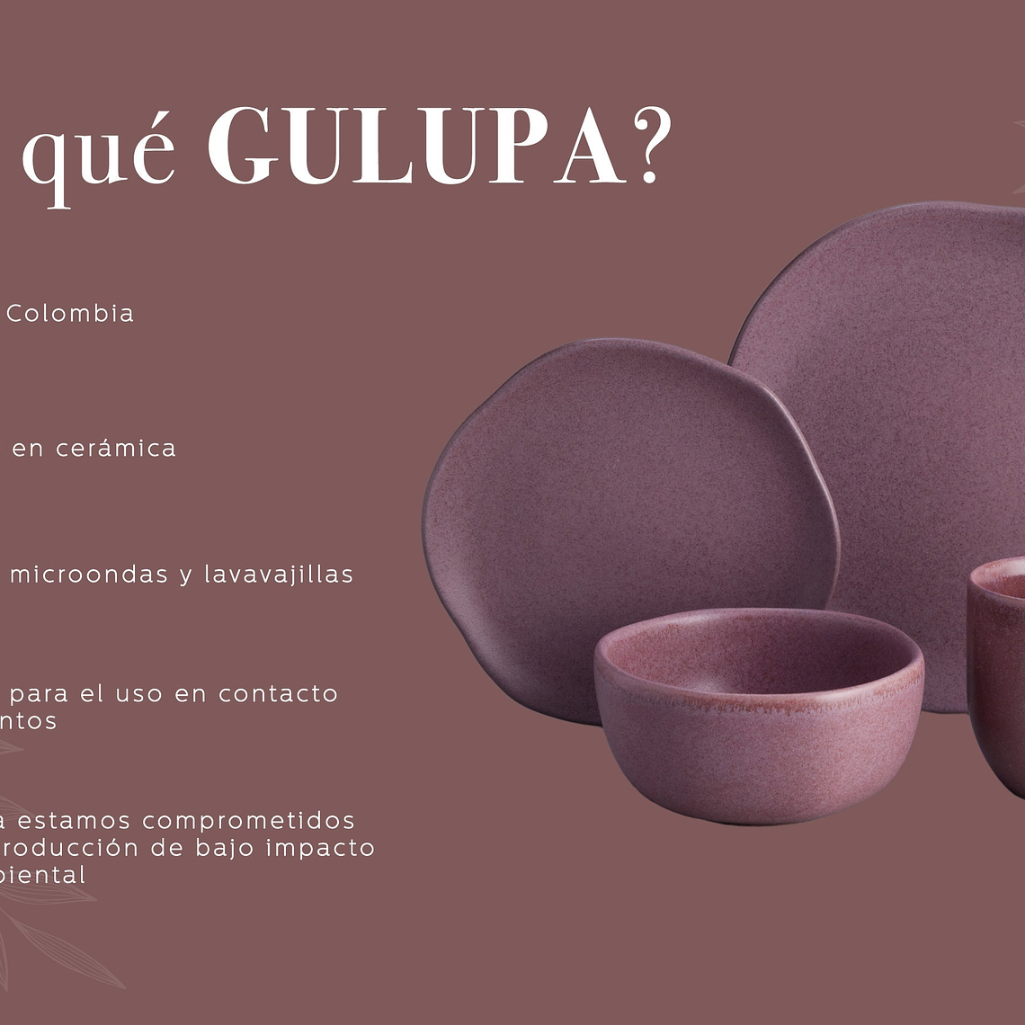 Vajilla Corona Gulupa 4 Puestos 16 Piezas 2