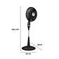 Ventilador SAMURAI Ultra Silence Force 2en1 negro - Miniatura 2
