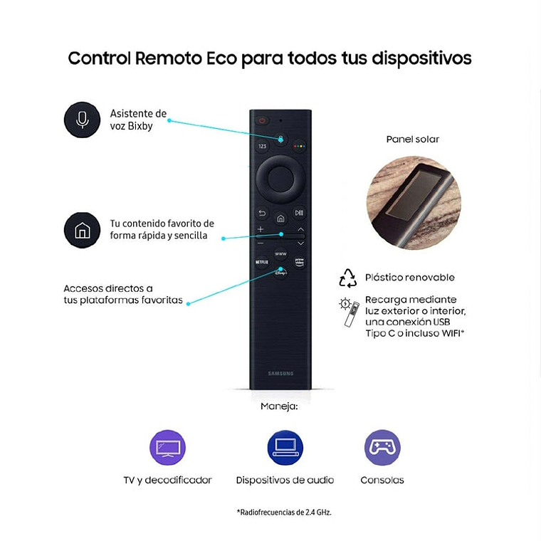 TV SAMSUNG 50 Pulgadas 127 cm 50CU8000 4K-UHD LED Smart TV 5