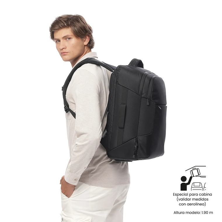 Morral de Viaje Grande Convey 2.0 Negro 3
