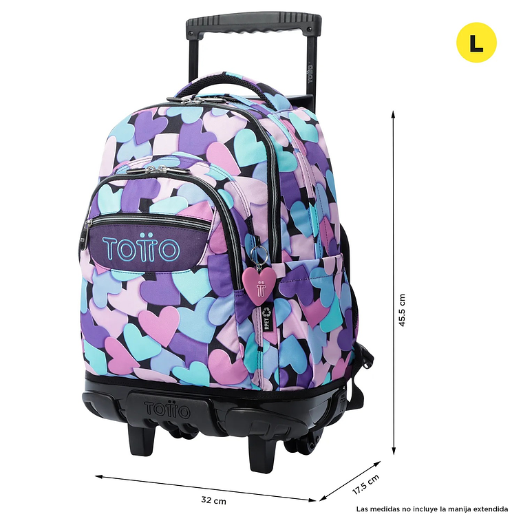 Maleta para Niña con ruedas Porta PC 15.4