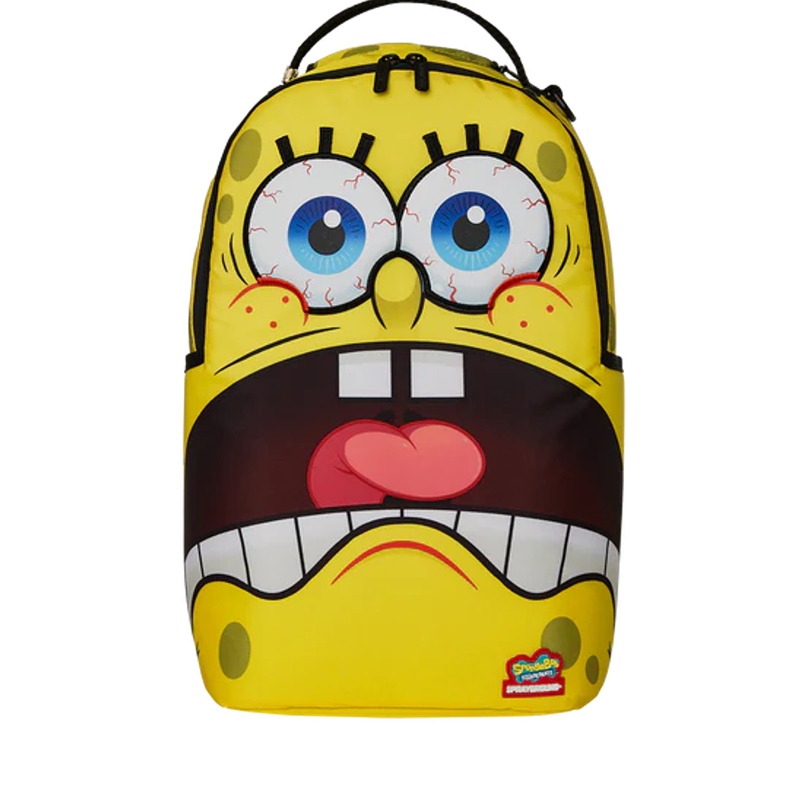 MOCHILA AMARILLA SPONGEBOB REMOVABLE EYES SPRAYGROUND 1