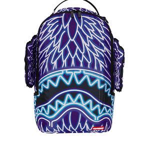 MOCHILA MORADA NEON WINGS PARTY SPRAYGROUND