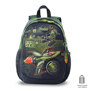 Morral para Niño Explorer Ship Mediano Verde
