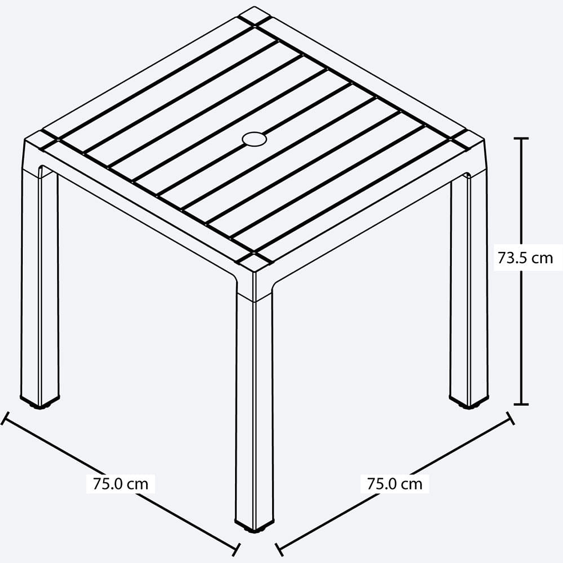Combo Comedor Barú Trendy (1 Mesa + 4 Sillas Con Brazos) 3