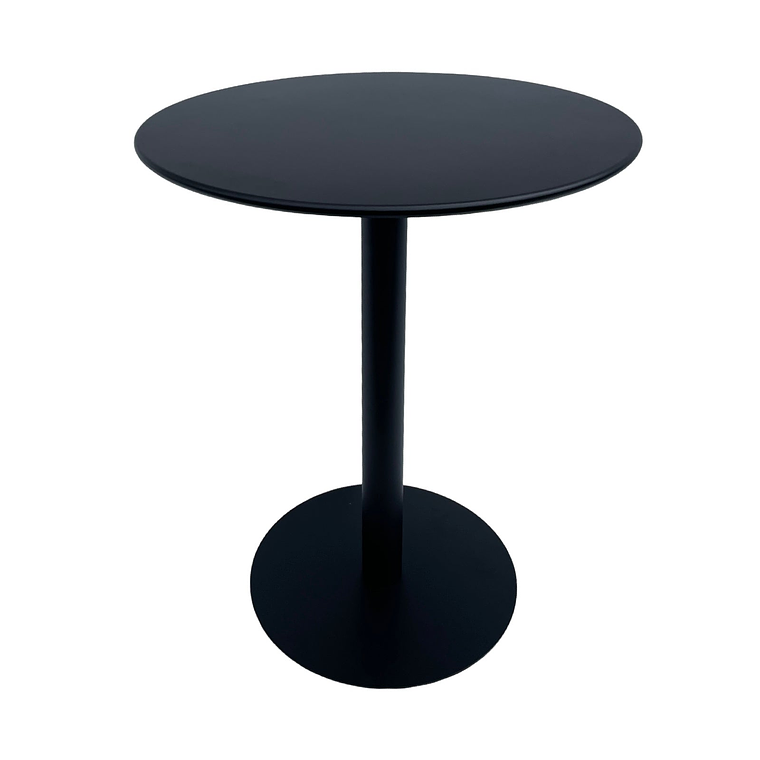 Mesa Metálica Redonda Barcelona Negra 1