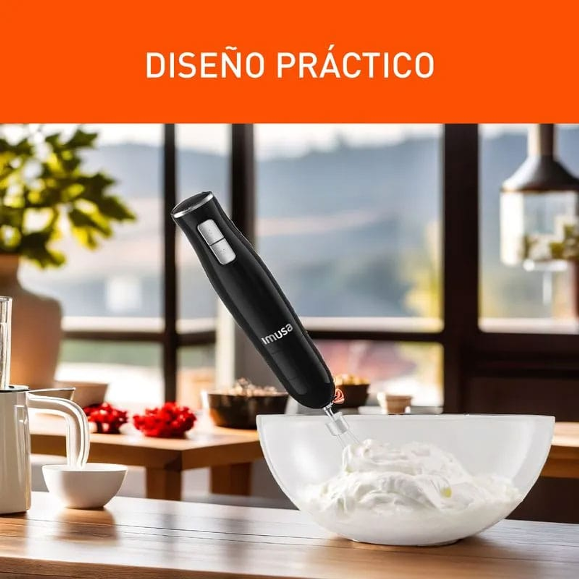 Licuadora de Mano Turbomix 2 en 1 / Imusa 4