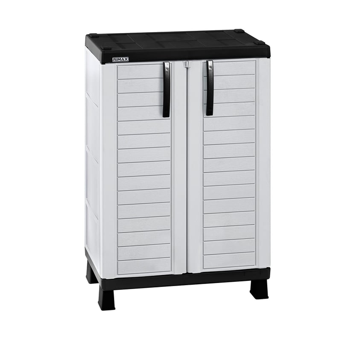 Armario Mediano Barú Gris Hielo- Negro 1