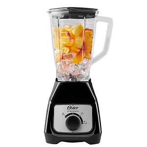 Oster® Licuadora, con Control de Perilla, 2 Velocidades más Pulso, con Vaso de Plástico, 800 W