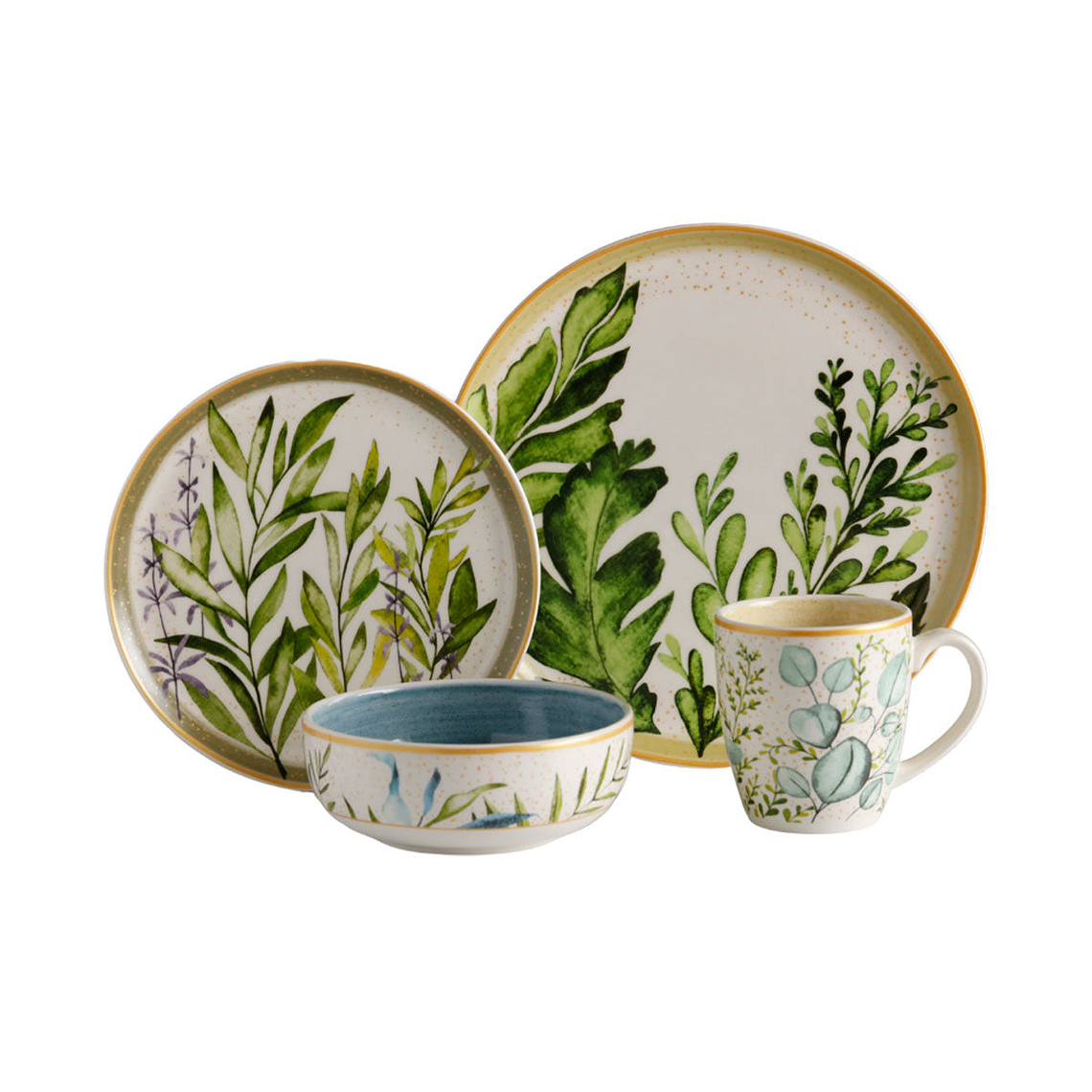 Vajilla Corona Siena 4 puestos 16 piezas 6