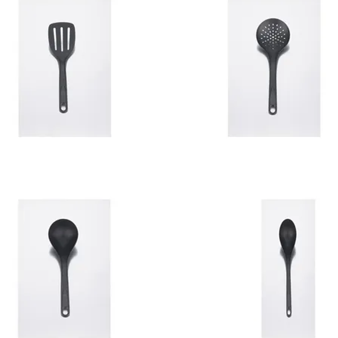 Juego x 4 Utensilios Negro Esencial / Imusa 2