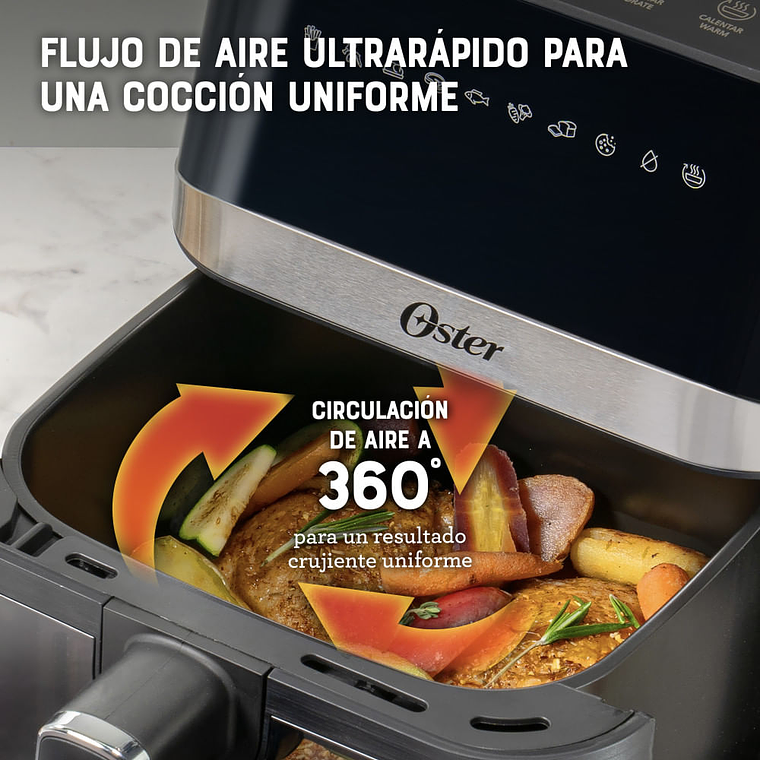 Oster® Freidora de Aire Digital, 4L de Capacidad 7