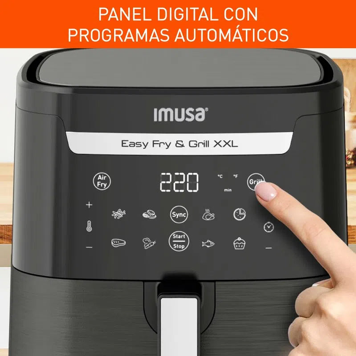 Freidora de Aire 6.5 Litros Easy Fry XXL / Imusa 6