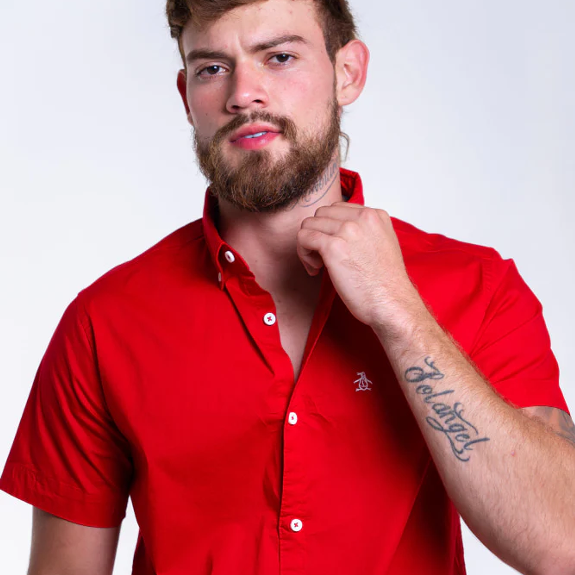 Camisa Hombre Manga Corta Penguin 6