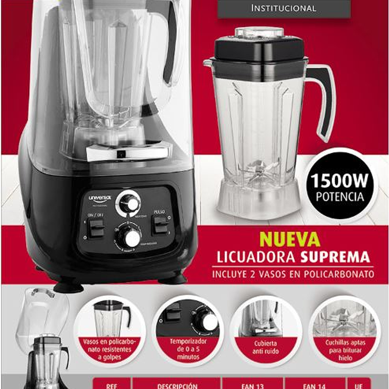 Licuadora Suprema / Universal 3