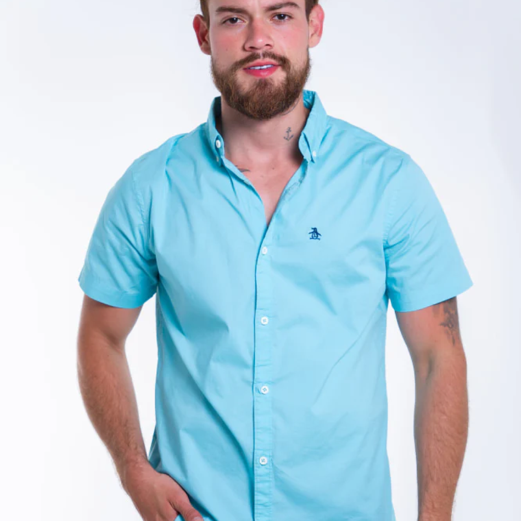 Camisa Hombre Manga Corta Penguin 2