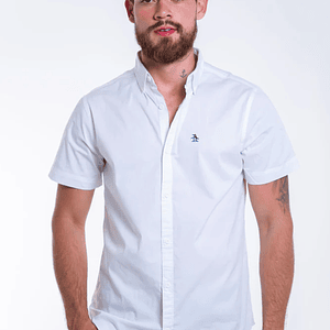 Camisa Hombre Manga Corta Penguin
