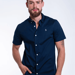 Camisa Hombre Manga Corta Penguin