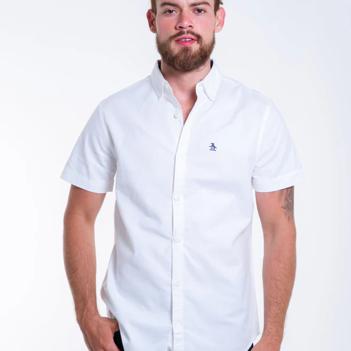 Camisa Hombre Manga Corta Penguin 7