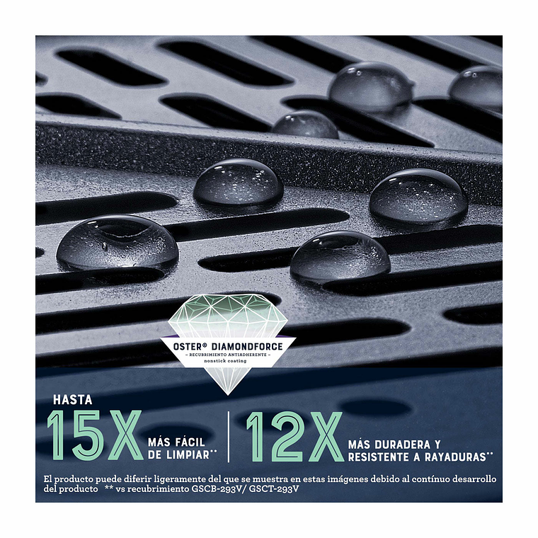 Freidora de Aire 9 Litros con Diamond Force / Oster 6