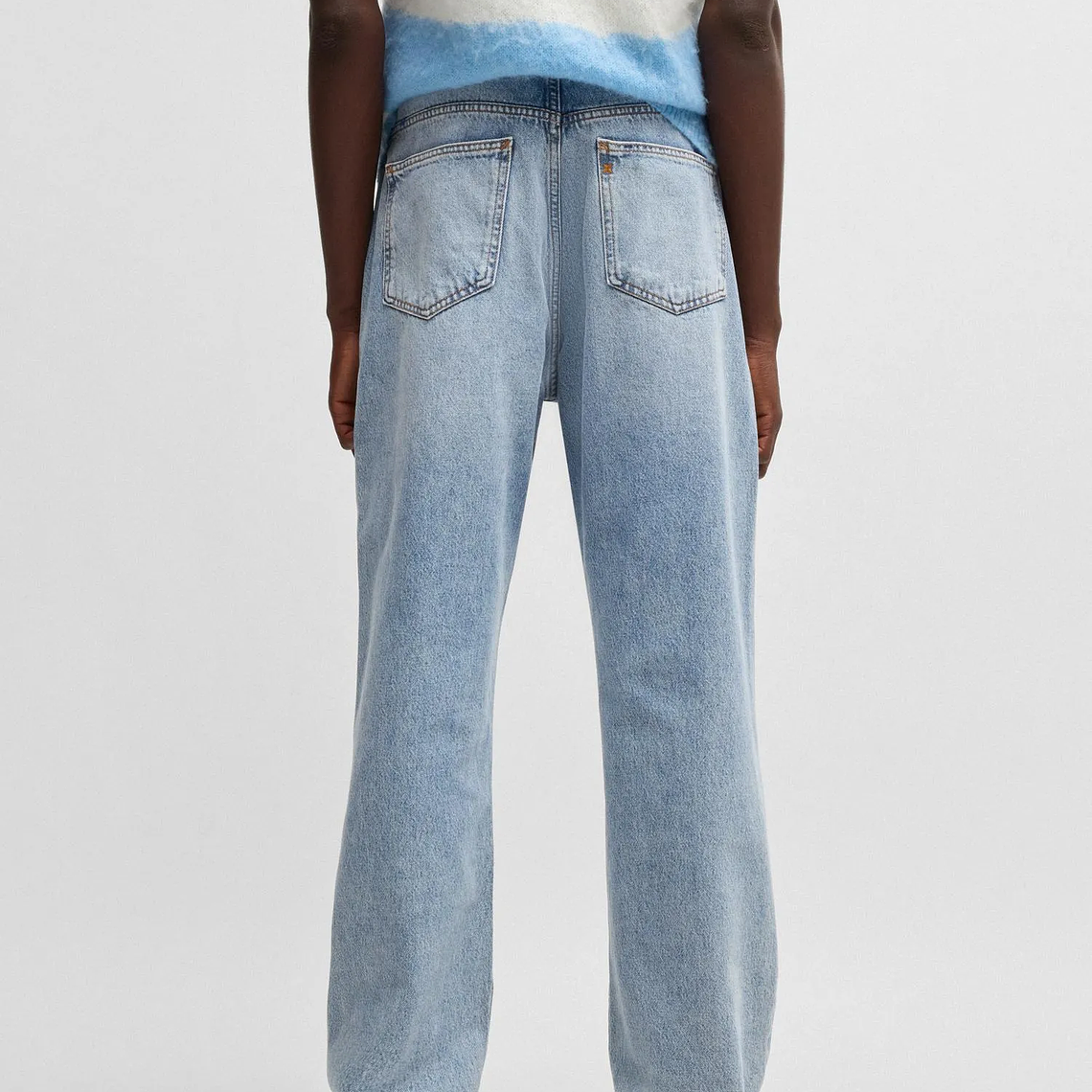 JEANS BAGGY FIT DE DENIM DE ALGODÓN HOMBRE 3