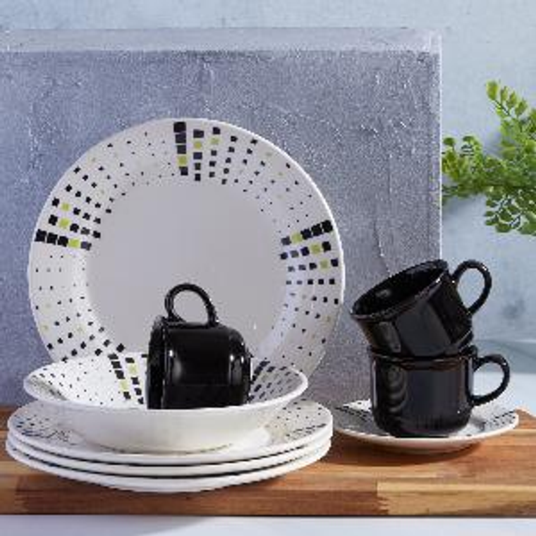 Vajilla Corona Malaya 4 puestos 16 piezas 3