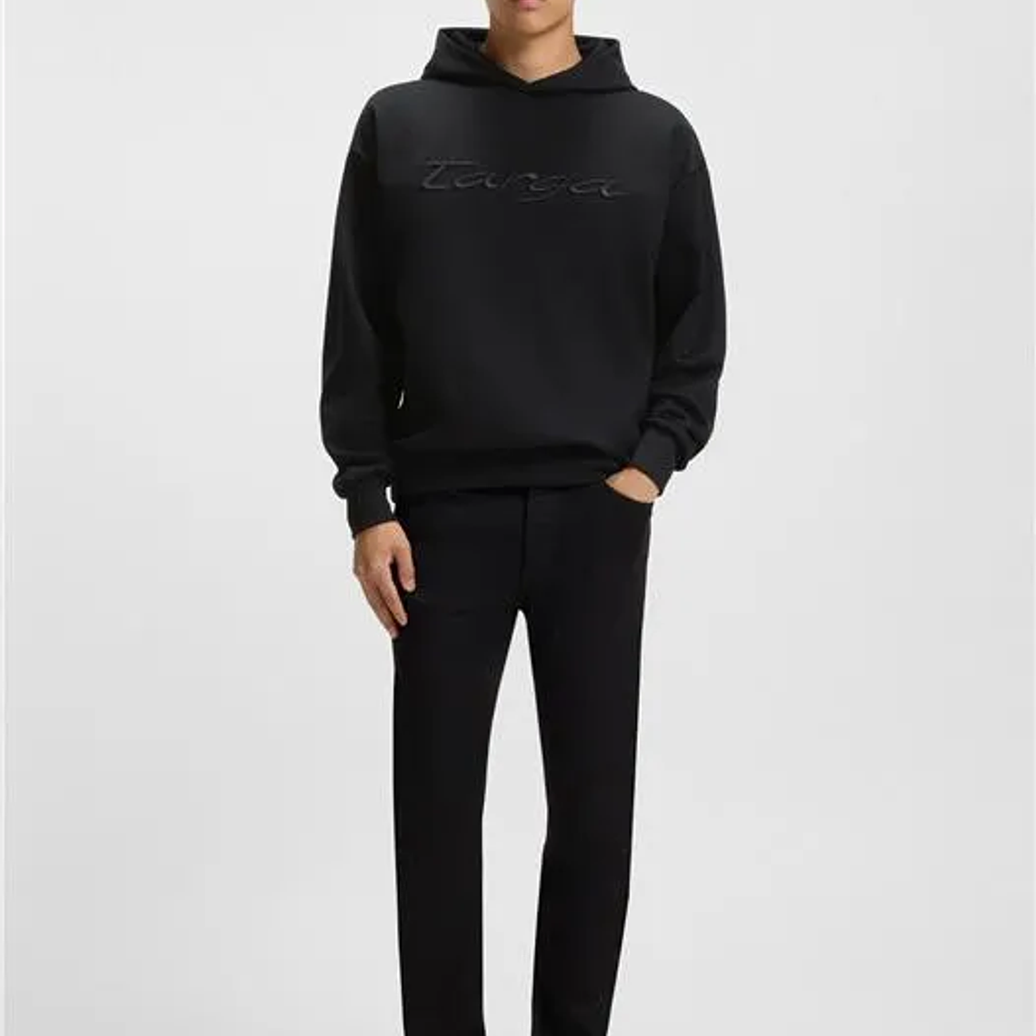 SUDADERA CON CAPUCHA PORSCHE X BOSS EN ALGODÓN CON LOGO DE TARGA SUDADERA RELAXED FIT HOMBRE 2