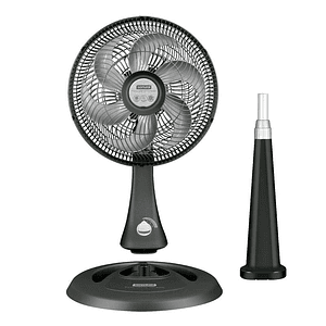 Ventilador SAMURAI Turbo Silence Maxx Compact 2en1 Negro