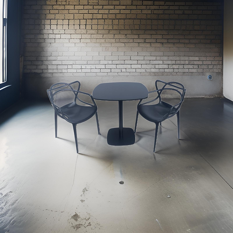 Mesa Bilbao Negra 60 cm 2