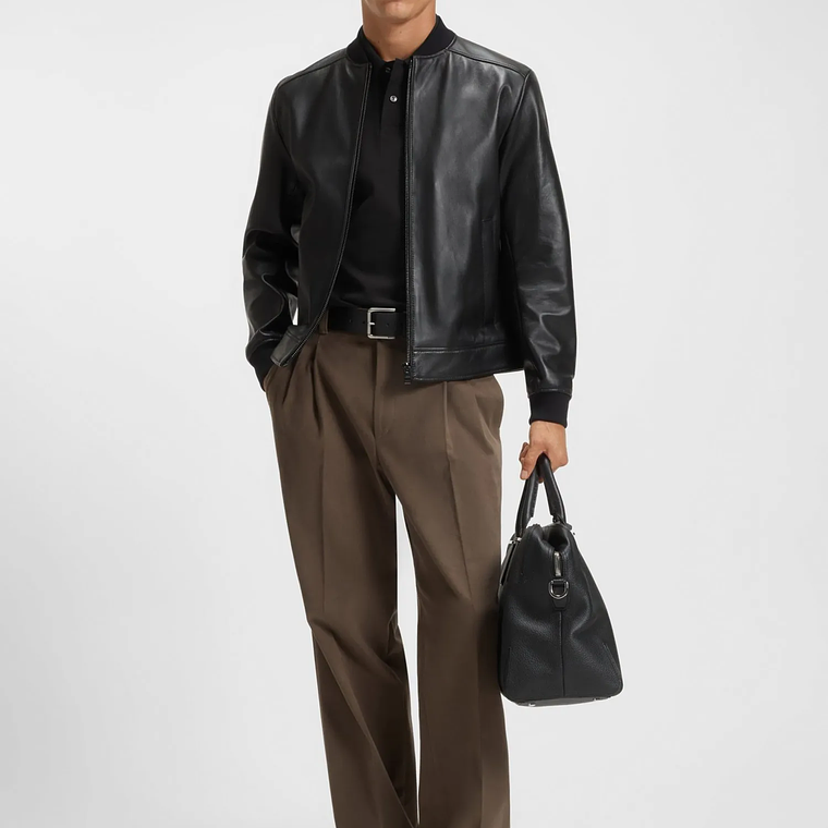 POLO DE PIQUÉ DE ALGODÓN CON MONOGRAMA DOUBLE B POLO REGULAR FIT HOMBRE 3