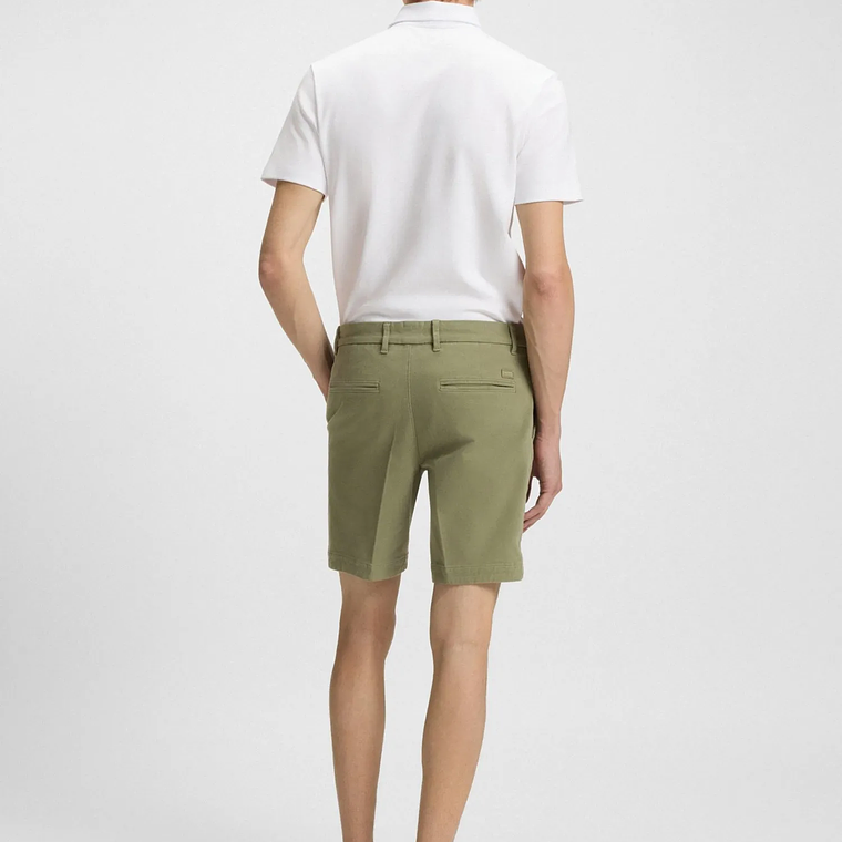SHORTS SLIM FIT DE ALGODÓN ELÁSTICO CON ESTRUCTURA SHORTS SLIM FIT HOMBRE 3
