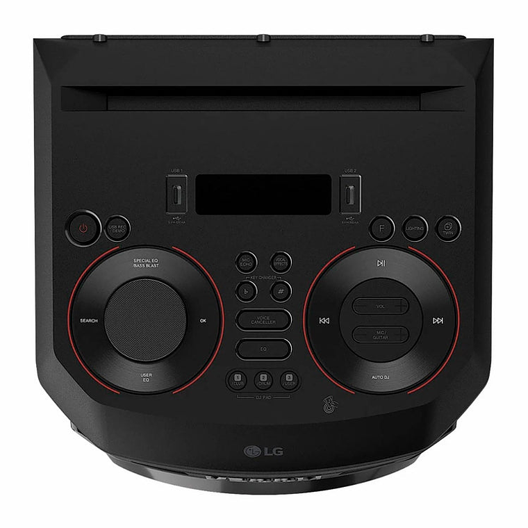 Minicomponente LG XBOOM RNC9 1800 Watts Negro Torre de Sonido 6