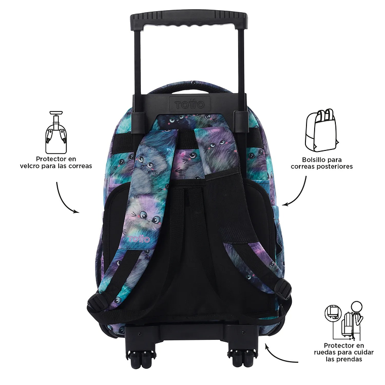 Morral Ruedas Niña Porta PC 15.4