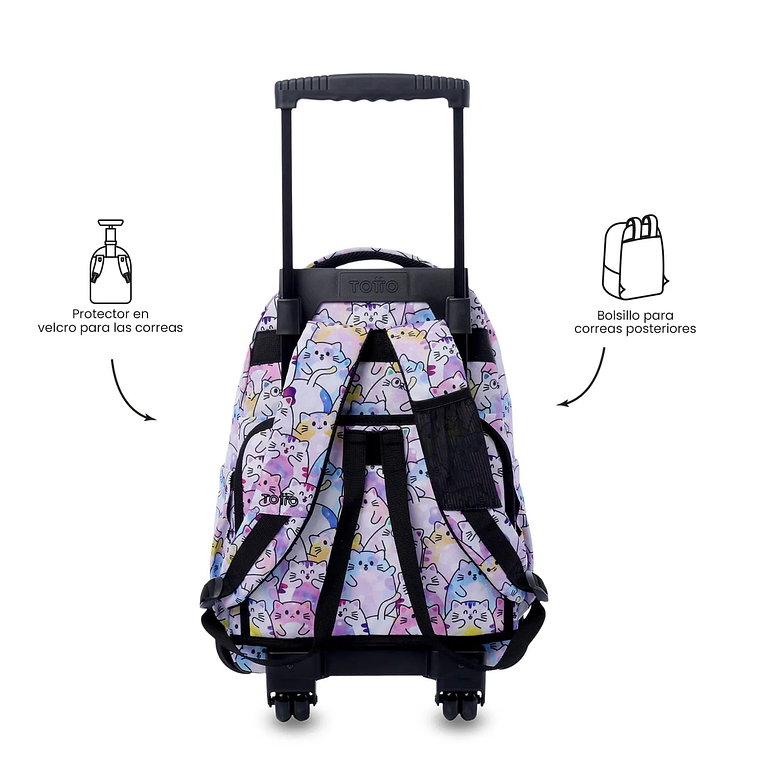 Maleta para Niña con ruedas Porta PC 15.4