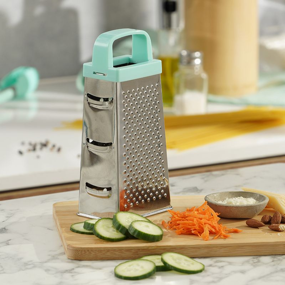 RALLADOR INOX UNIVERSAL VERDE MENTA 3