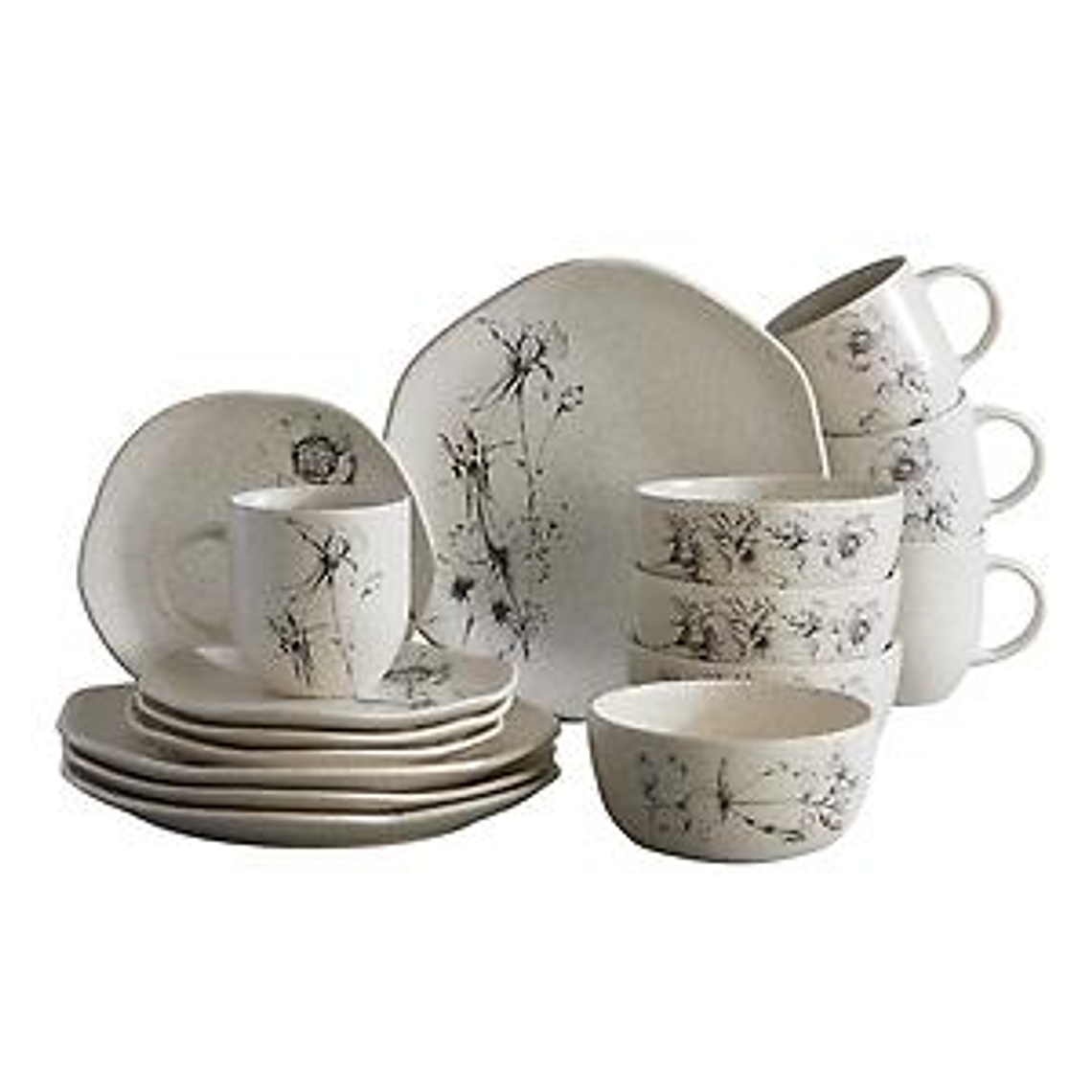 Vajilla Corona Elea 4 Puestos 16 Piezas 2