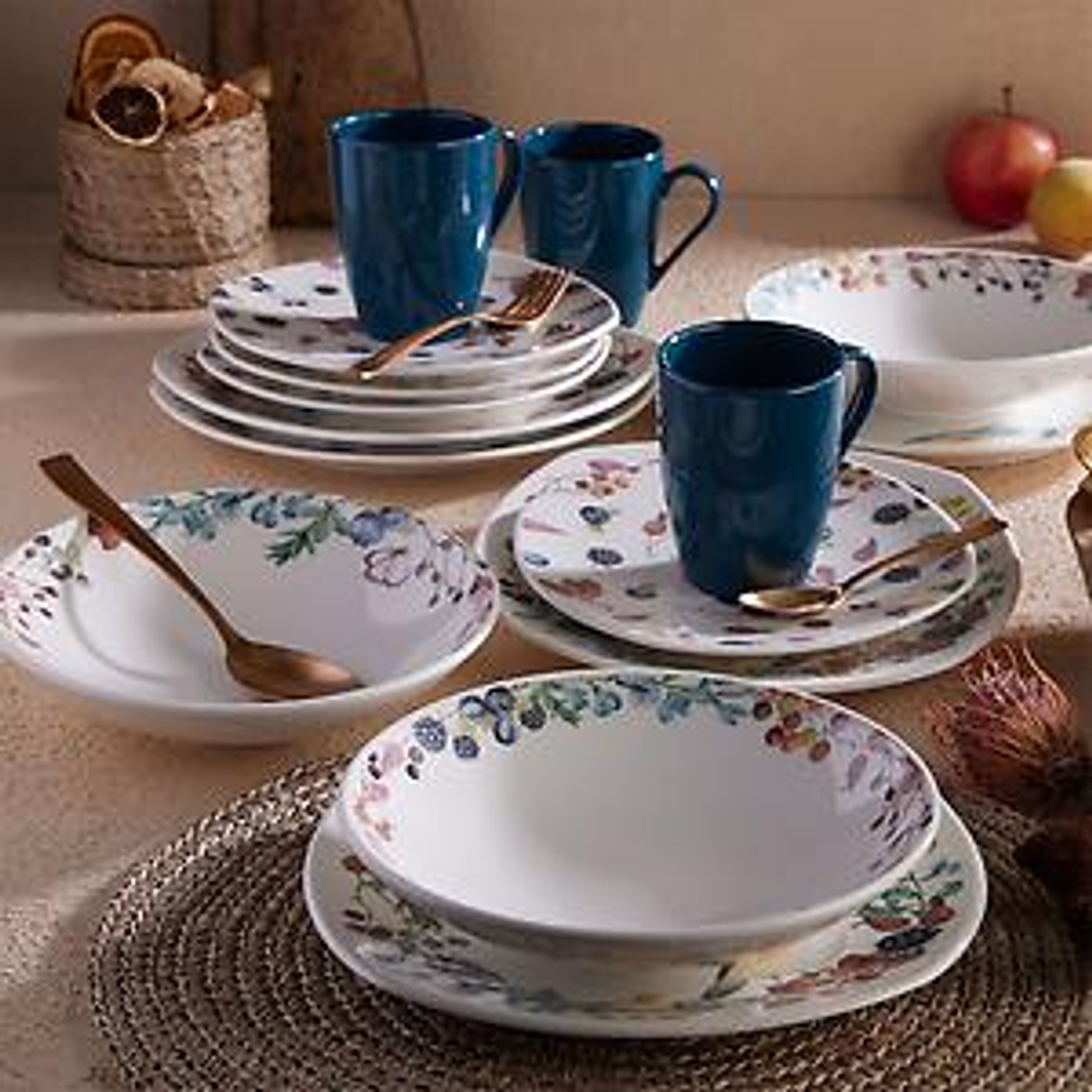 Vajilla Corona Evry 4 puestos 16 Piezas 2