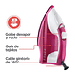 Plancha de Vapor Suela Cerámica Rosada / Black and Decker - Miniatura 2