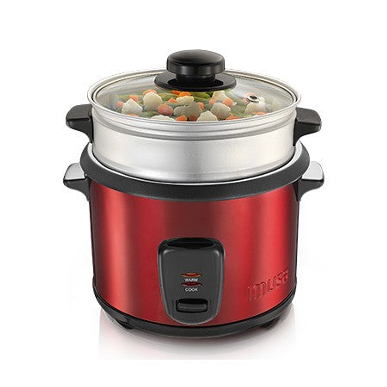 Arrocera Inox Con Función Vaporera 5 Tazas / Imusa 1