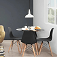 Mesa Roma Negra Redonda - Miniatura 3