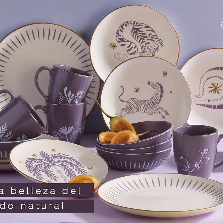 Vajilla Corona Alani 4 Puestos 16 Piezas 3