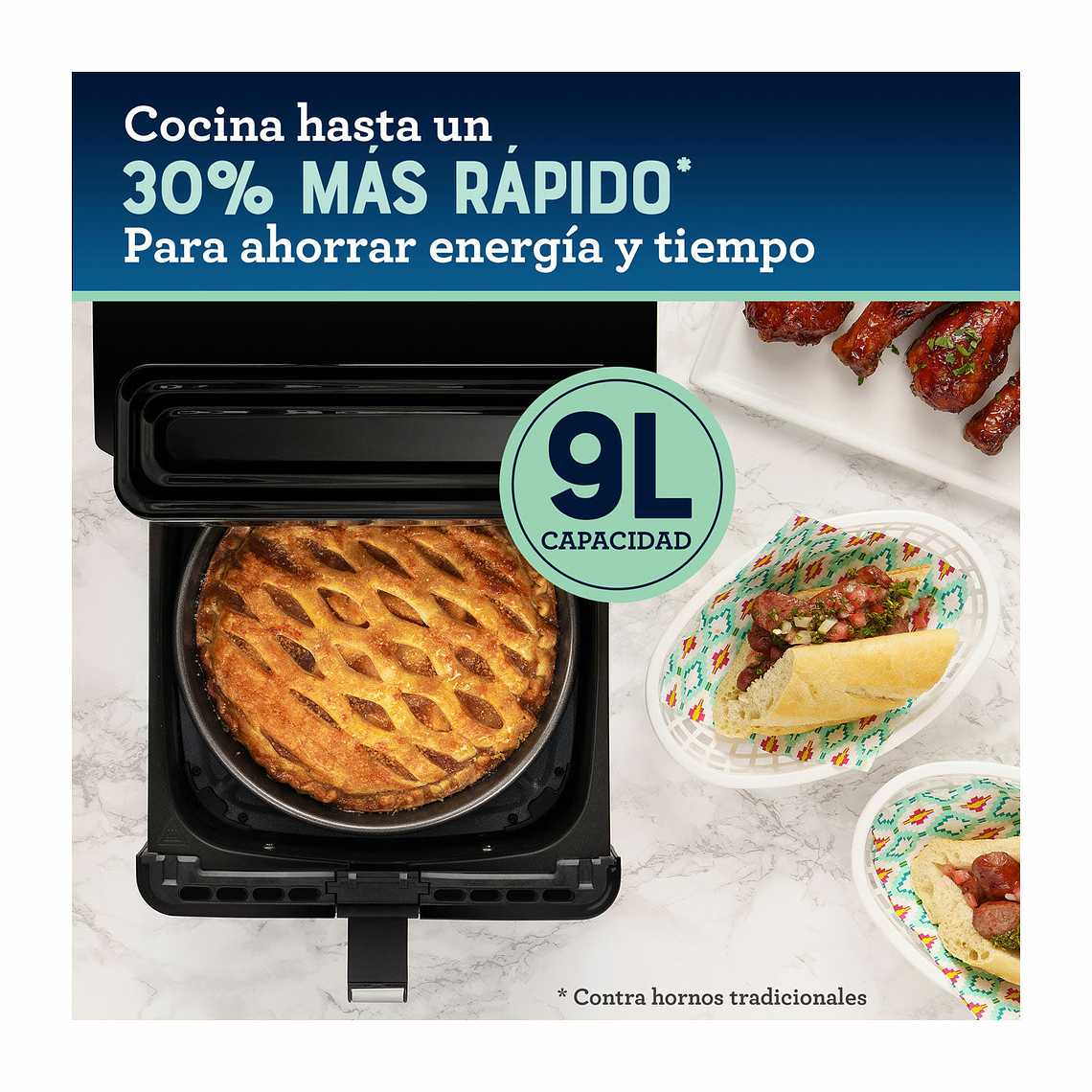 Freidora de Aire 9 Litros con Diamond Force / Oster 4