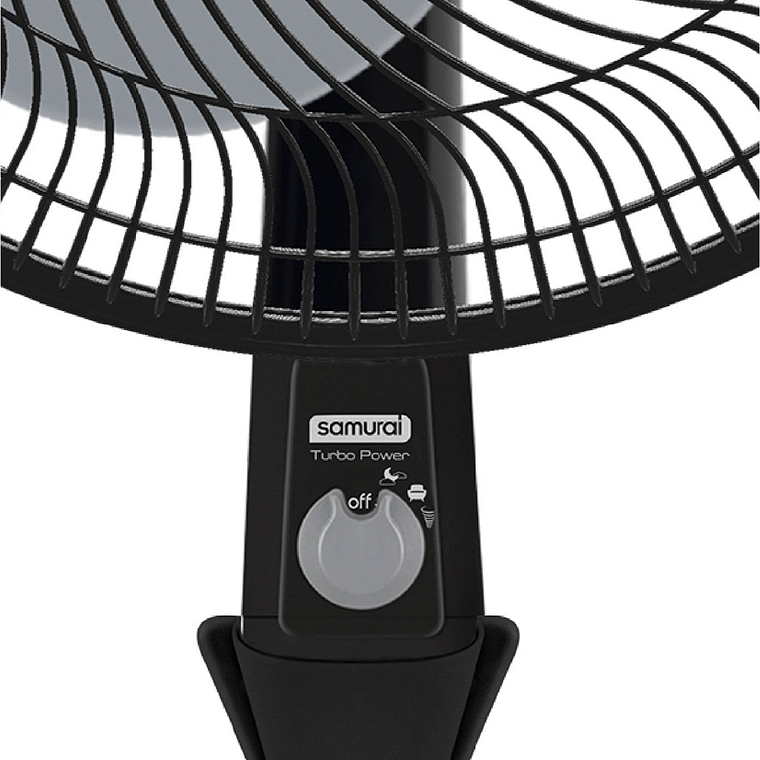 Ventilador Turbo Power Pared Negro / Samurai 2