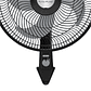 Ventilador Turbo Power Pared Negro / Samurai - Miniatura 3