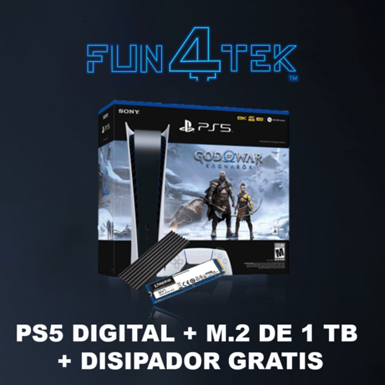 PlayStation 5 con Lector de Discos + M.2 de 2 Tb 4